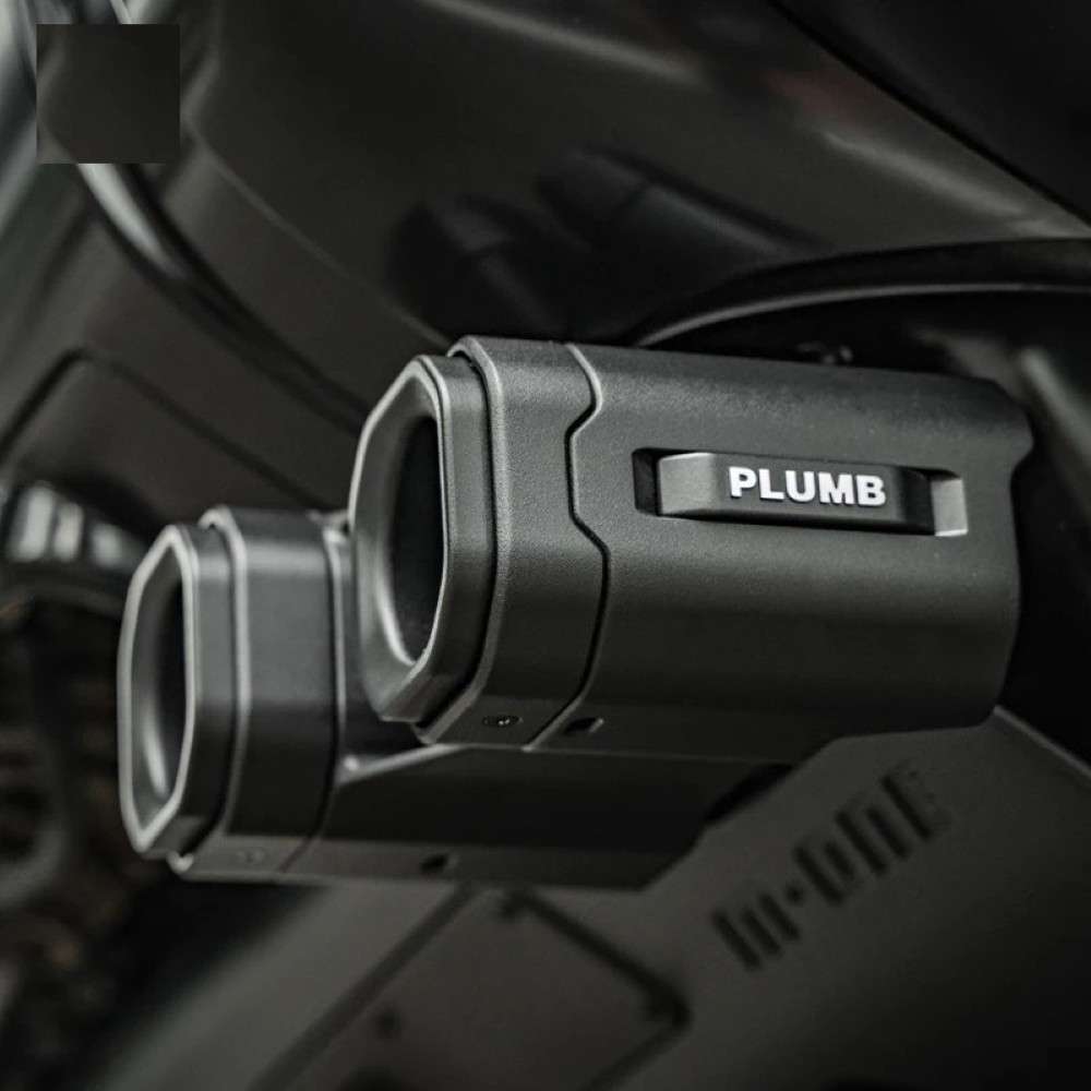 Car Craft Compatible With Range Land Rover Defender 2020-2025 Plumb M-one Rear After Lip Diffuser Guard Exhaust Pipe Four Outlet Tailpipe Retrofit Dry Carbon Fibe Plumb-011 - CAR CRAFT INDIA