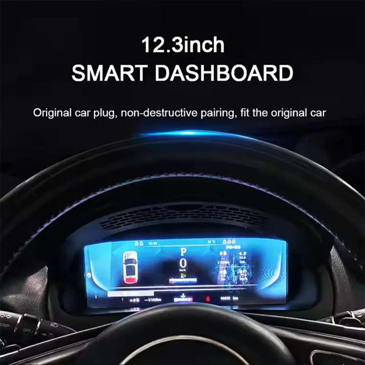 Car Craft Compatible With Jaguar Xjl Xf Xfl 2009-2019 Dashboard Lcd Speed O Meter Android Player Digital Instrument Cluster Screen Speedometer Display Car 12.3" CC-8431 - CAR CRAFT INDIA