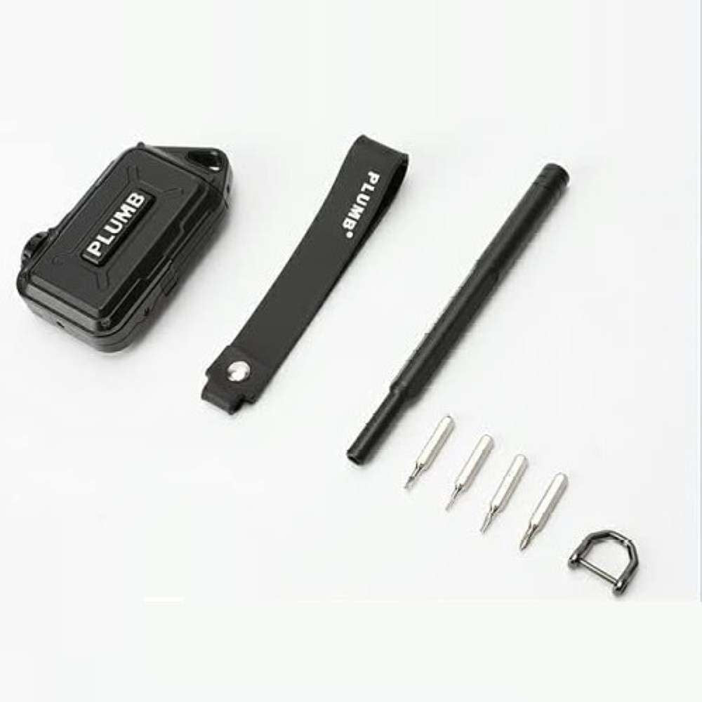 Car Craft Compatible With Range Land Rover Defender 2020-2025 Plumb M-one All Black Aluminum Magnesium Alloy Key Chain Key Case Cover Plumb-001 - CAR CRAFT INDIA