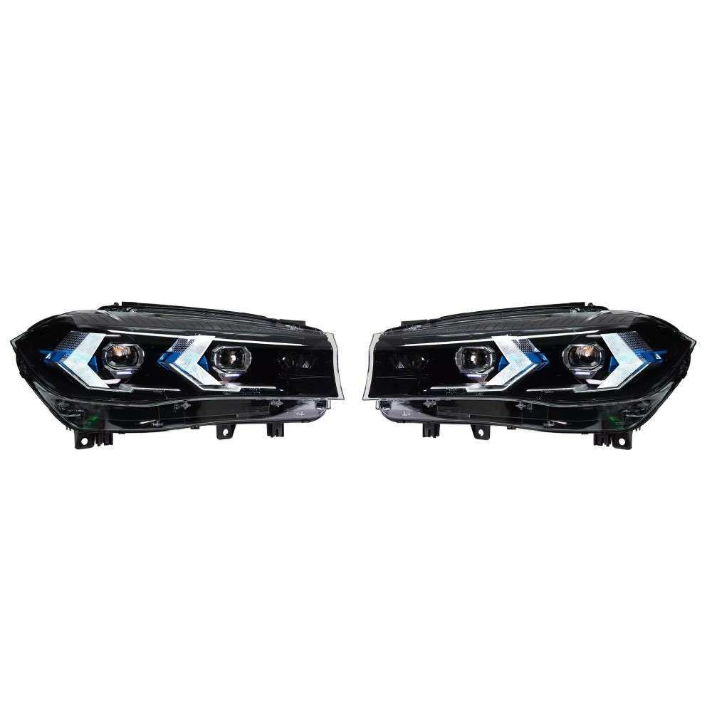 Car Craft Compatible With Bmw X5 F15 2014-2019 Car Front Upgraded Head Light Lamp Xenon Headlight Retrofit Upgrade Modified Led Drl Hid G05 Style CC-8461 - CAR CRAFT INDIA