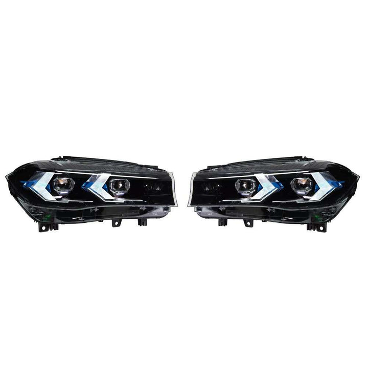 Car Craft Compatible With Bmw X5 F15 2014-2019 Car Front Upgraded Head Light Lamp Xenon Headlight Retrofit Upgrade Modified Led Drl Hid G05 Style CC-8461 - CAR CRAFT INDIA