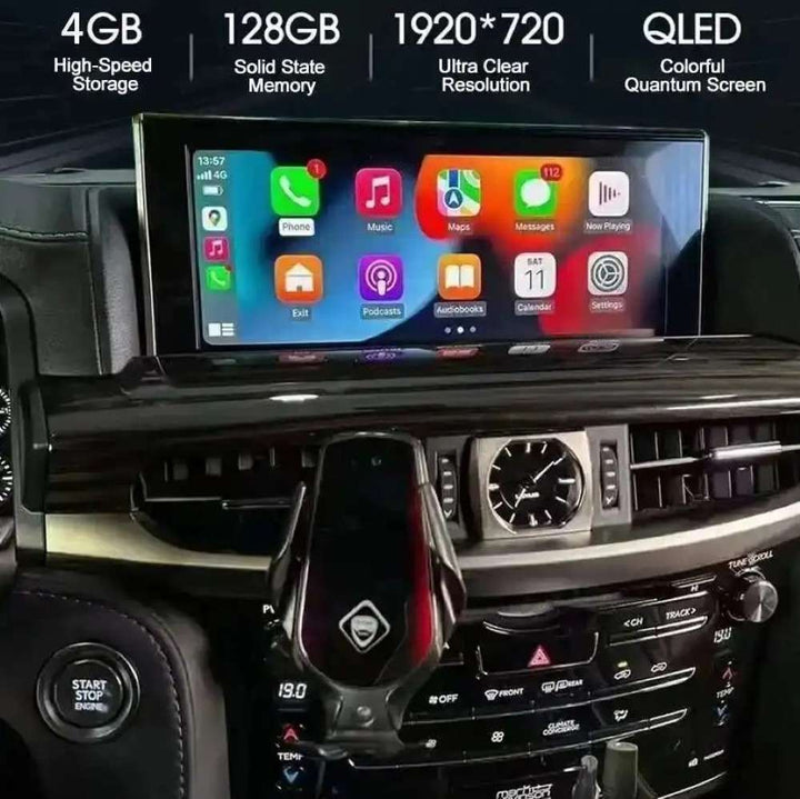 Car Craft Compatible With Lexus Lx570 2016-2024 Android Multimedia Infotainment Touchscreen Dvd Player Wireless Carplay Android Auto 8gb +128gb 12.3 Inch - CAR CRAFT INDIA