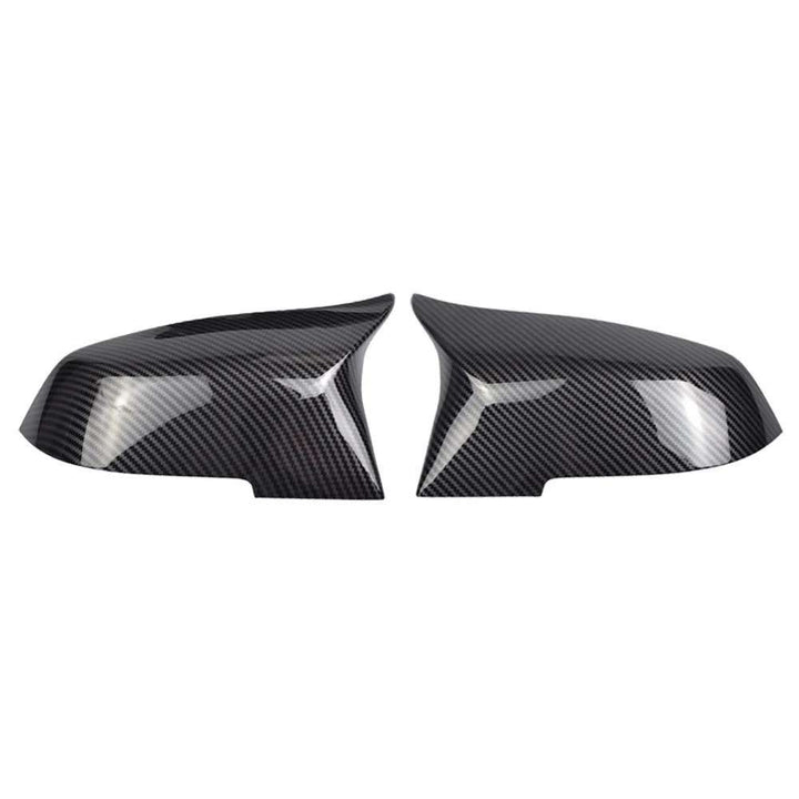 Car Craft Compatible With Bmw 3 Series F30 F34 F80 12-19 X1 E84 12-15 1 Series F20 12-18 Side Rear View Case Wing Cap Shell Housing Mirror Covers 3m Tape Pasting Style Ar-mr-022 Cf Carbon Fiber Look - CAR CRAFT INDIA