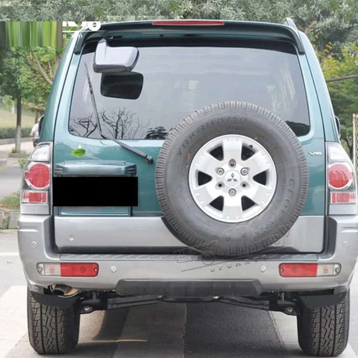 Car Craft Compatible With Mitsubishi Pajero V93 V97 V73 1996-2022 Rear Trunk Wing Boot Spoiler Lip Splitter Skirt Ar-mitsubishi-011 Glossy Black