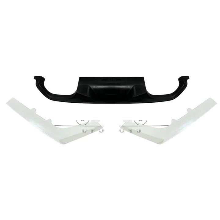 Car Craft Compatible With Bmw 3 Series F80 F82 M3 M4 2012-2018 Rear Bumper After Lip Splitter Skirts Diffuser Ak Style Ar-bm-0179 Cf Carbon Fiber Look - CAR CRAFT INDIA