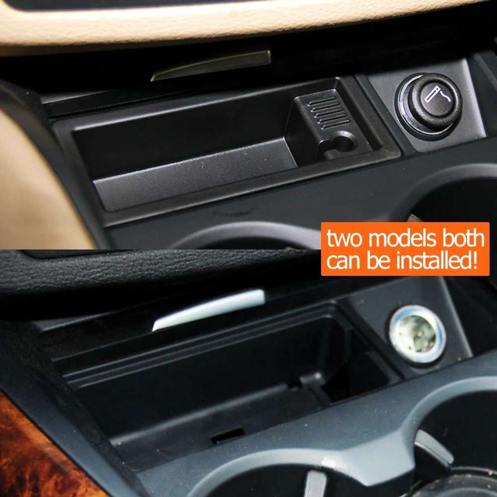 Car Craft Compatible With Bmw X5 E70 X6 E71 E72 2007-2014 Car Front Center Console Insert Ashtray Liner Case 51166954945 - CAR CRAFT INDIA