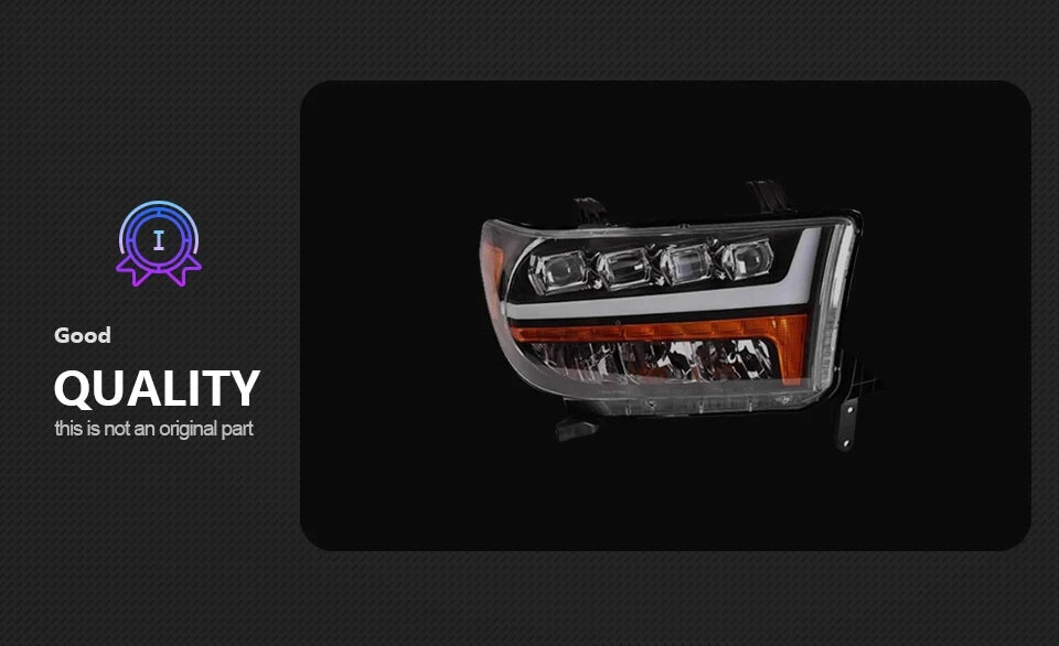 Toyota Tundra LED Headlight 2007-2013 Headlights Tundra DRL