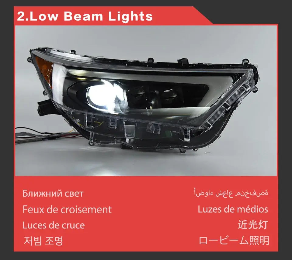 Car Styling Head lamp light for Toyota RAV4 Headlights