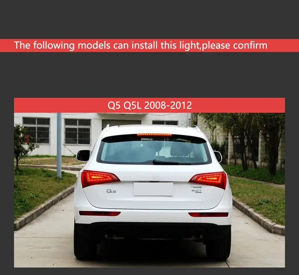 Car Styling Tail lamp light for Audi Q5 Tail Lights