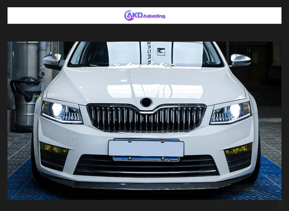 Car Styling Head lamp light for Skoda Octavia Headlights