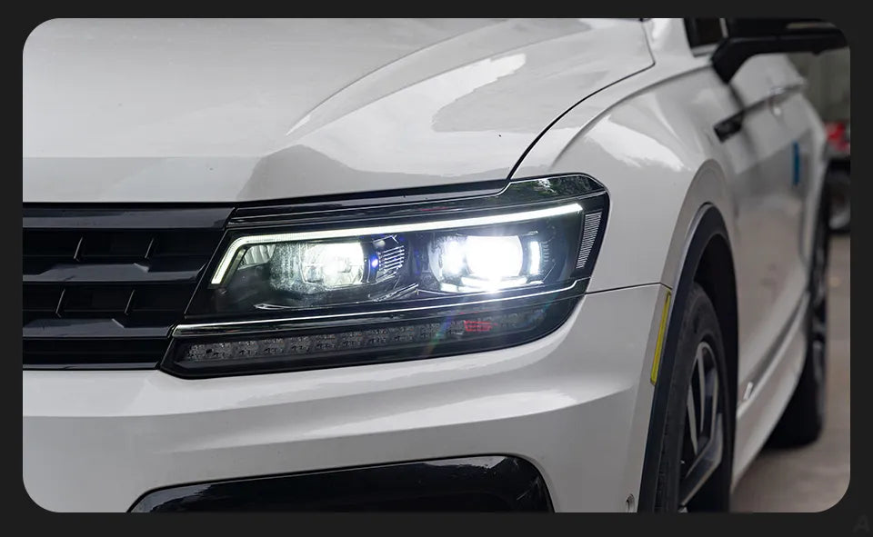 VW Tiguan Headlights 2017-2021 Tiguan LED Headlight DRL Hid