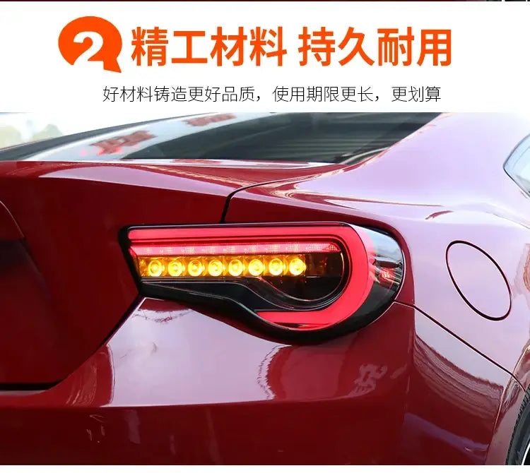 Toyota GT86 LED Tail Light 2013-2019 Subaru BRZ FT86 Rear