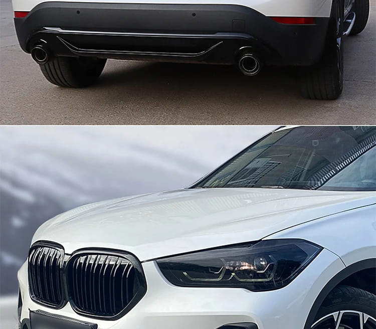 For BMW X1 Body Kit BMW F48 F49 Spoiler Front Lip Side