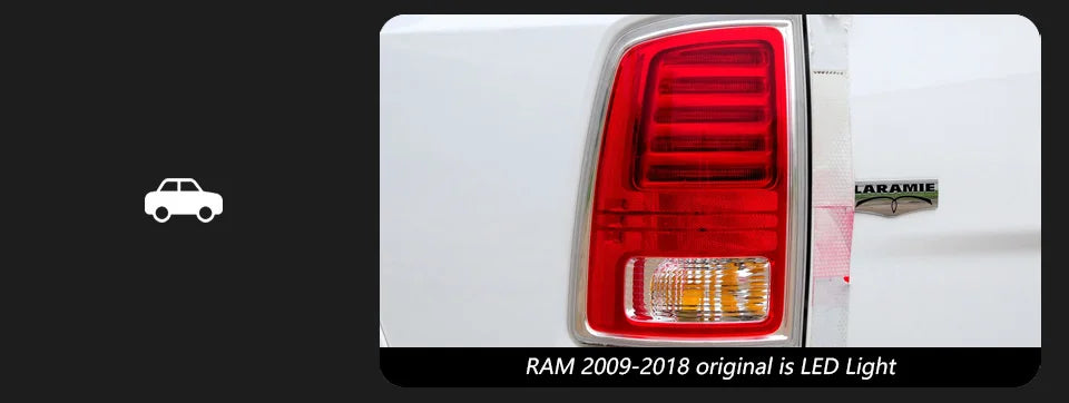 Car Styling Tail Lamp for Dodge Ram Tail Lights 2009-2018