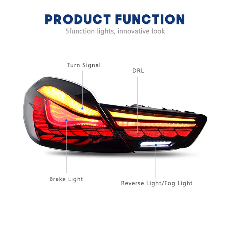 Car Rear Lamps Assembly F06 F12 F13 DRL Start up Animation