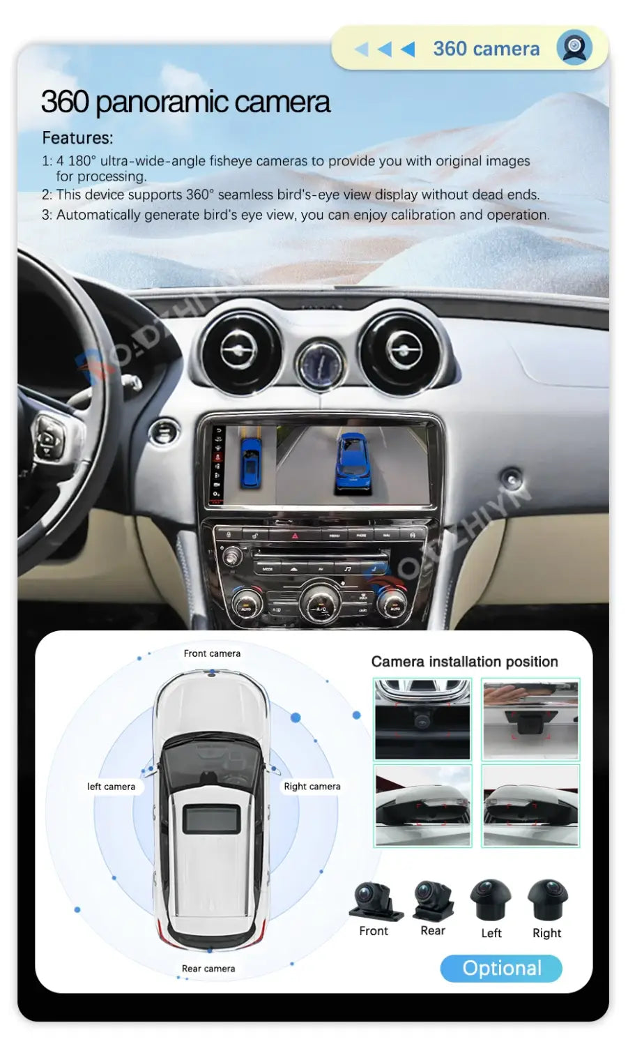 10.25Inch Car Multimedia Video Player for Jaguar XJL XJ 351