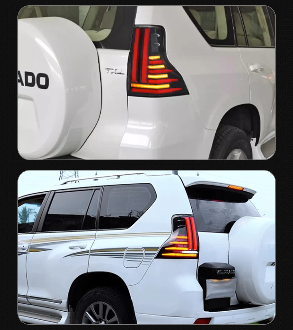 Car Styling Tail Light for Prado 2700 4000 Lights 2010-2020