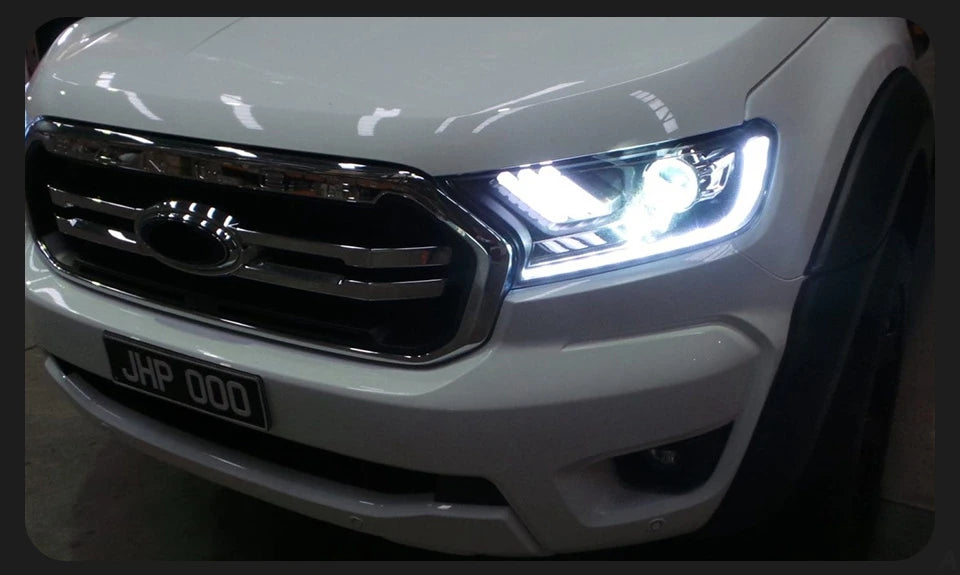 Ford Everest Ranger Headlights 2016-2020 Dynamic Turn Signal