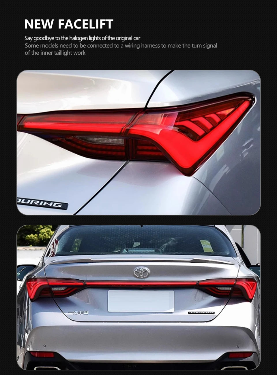 Car Styling Tail Lamp for Toyota Avalon Tail Lights