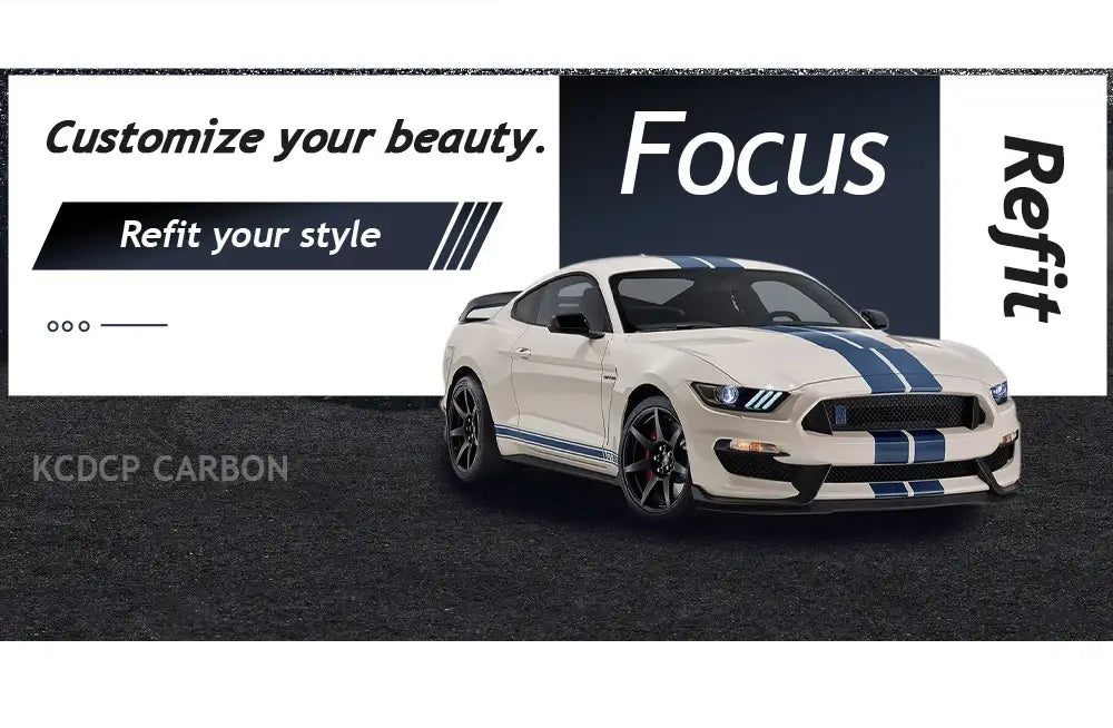 For For-D Mustang V6 Ecoboost GT Shelby GT350 GT350R Car