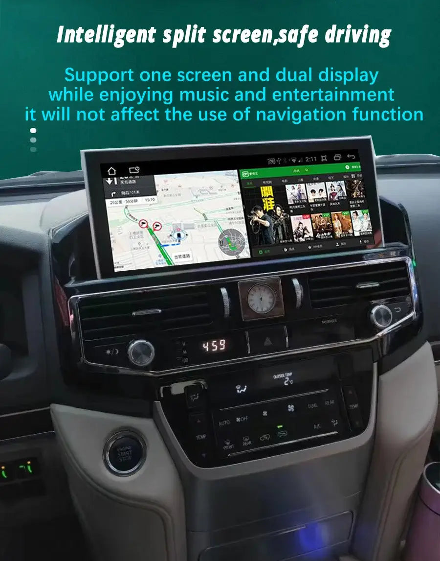 12.3Inch Android Car Radio Touch Screen for TOYOTA LAND