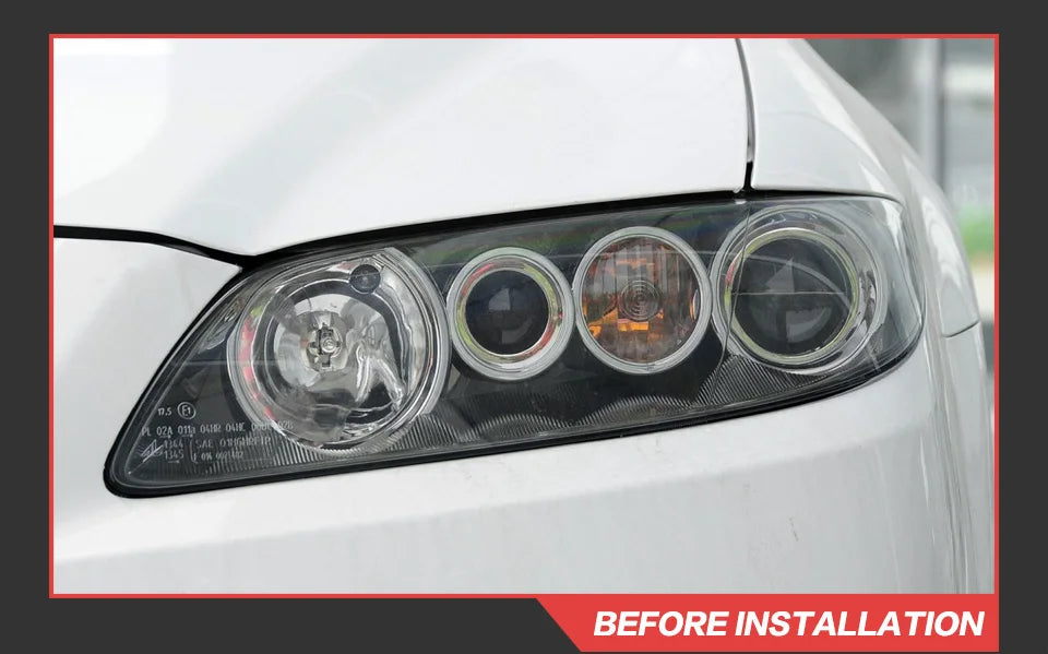 Mazda 6 Headlights 2004-2012 Mazda6 LED Headlight LED DRL