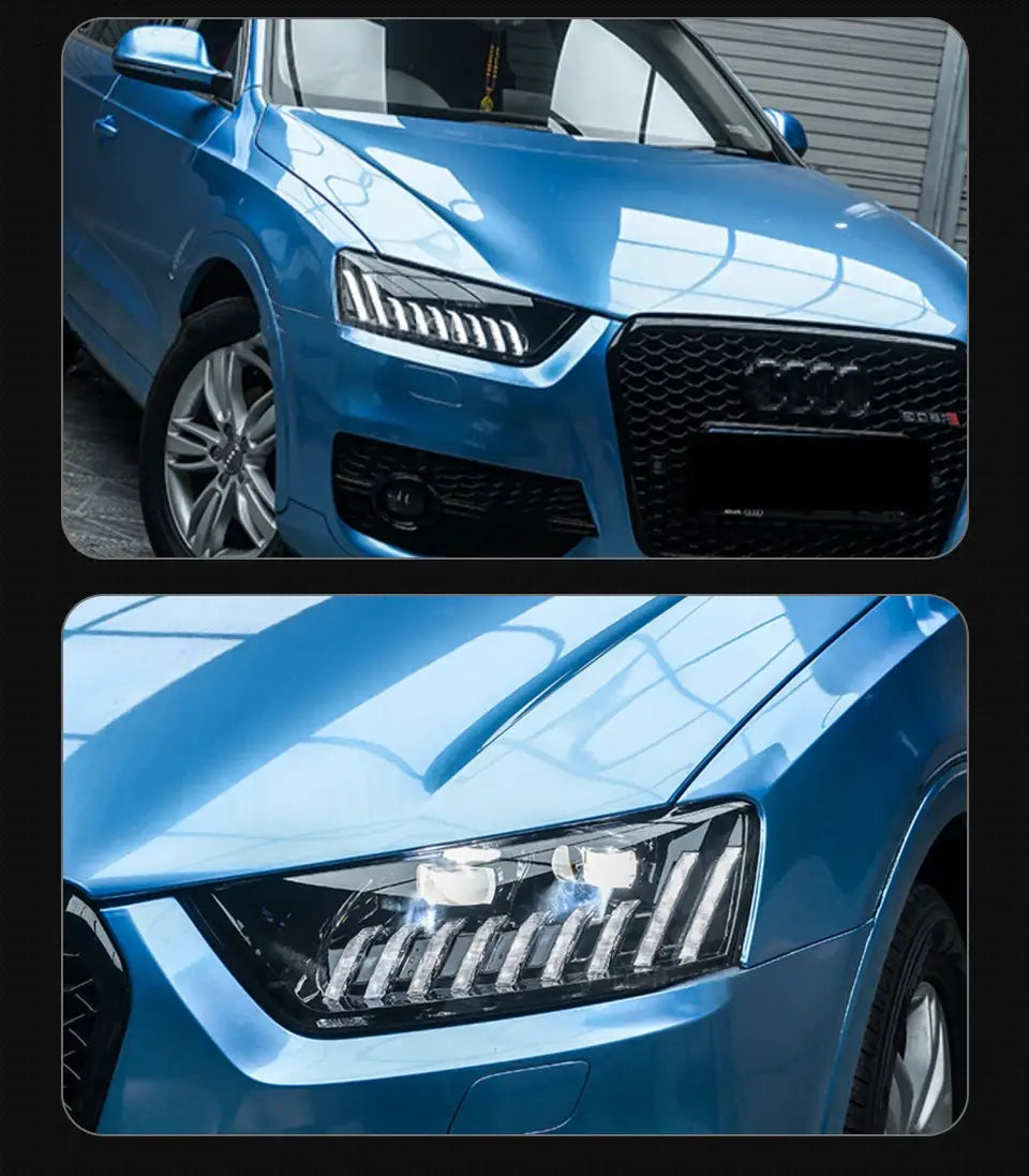 Car Styling Head lamp light for Audi Q3 Headlights 2013-2018