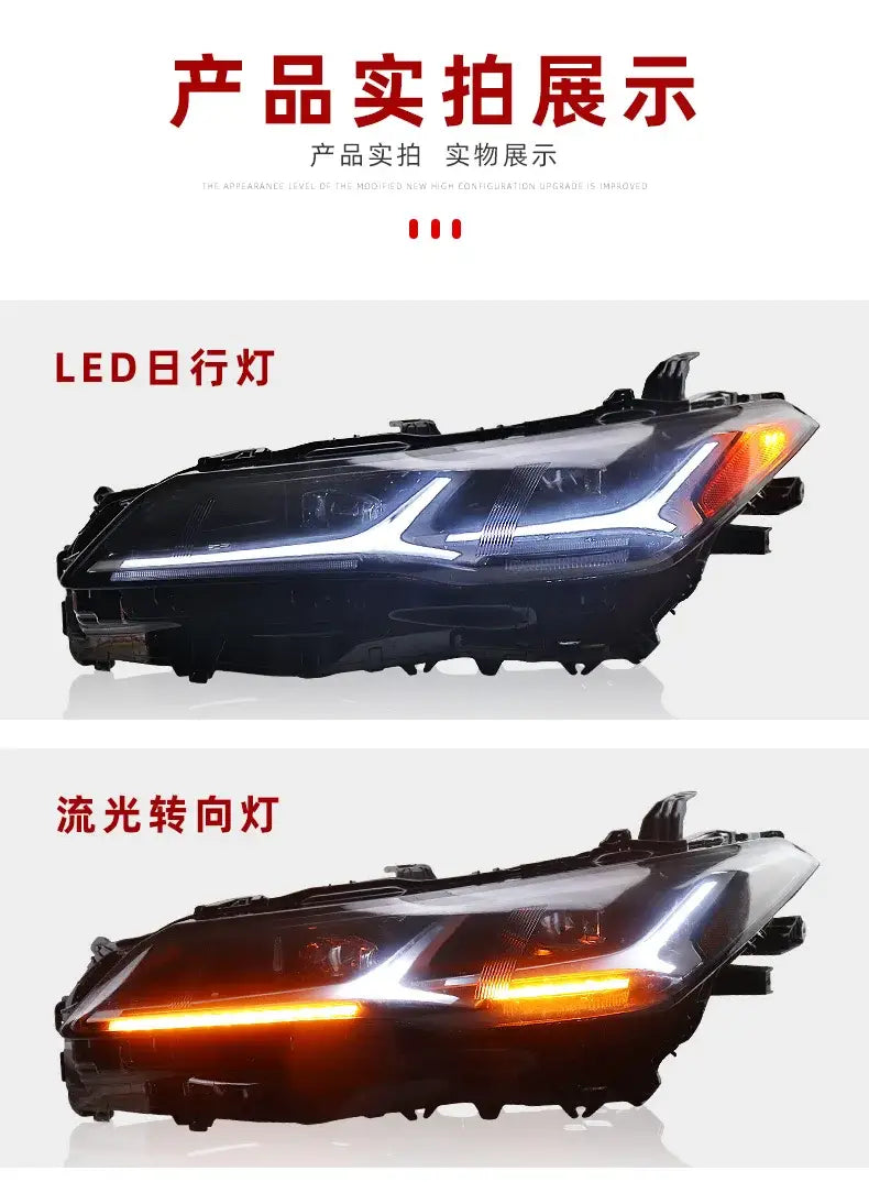 Car Lights for Toyota Avalon LED Headlight Projector Lens