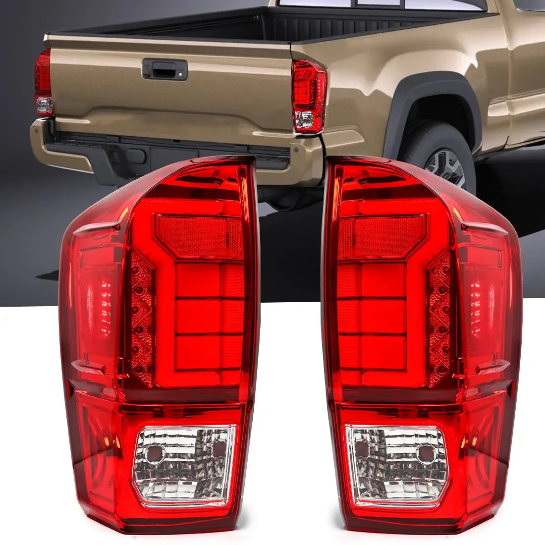 Car Taillight Assembly for Toyota Tacoma 2016 2017 2018