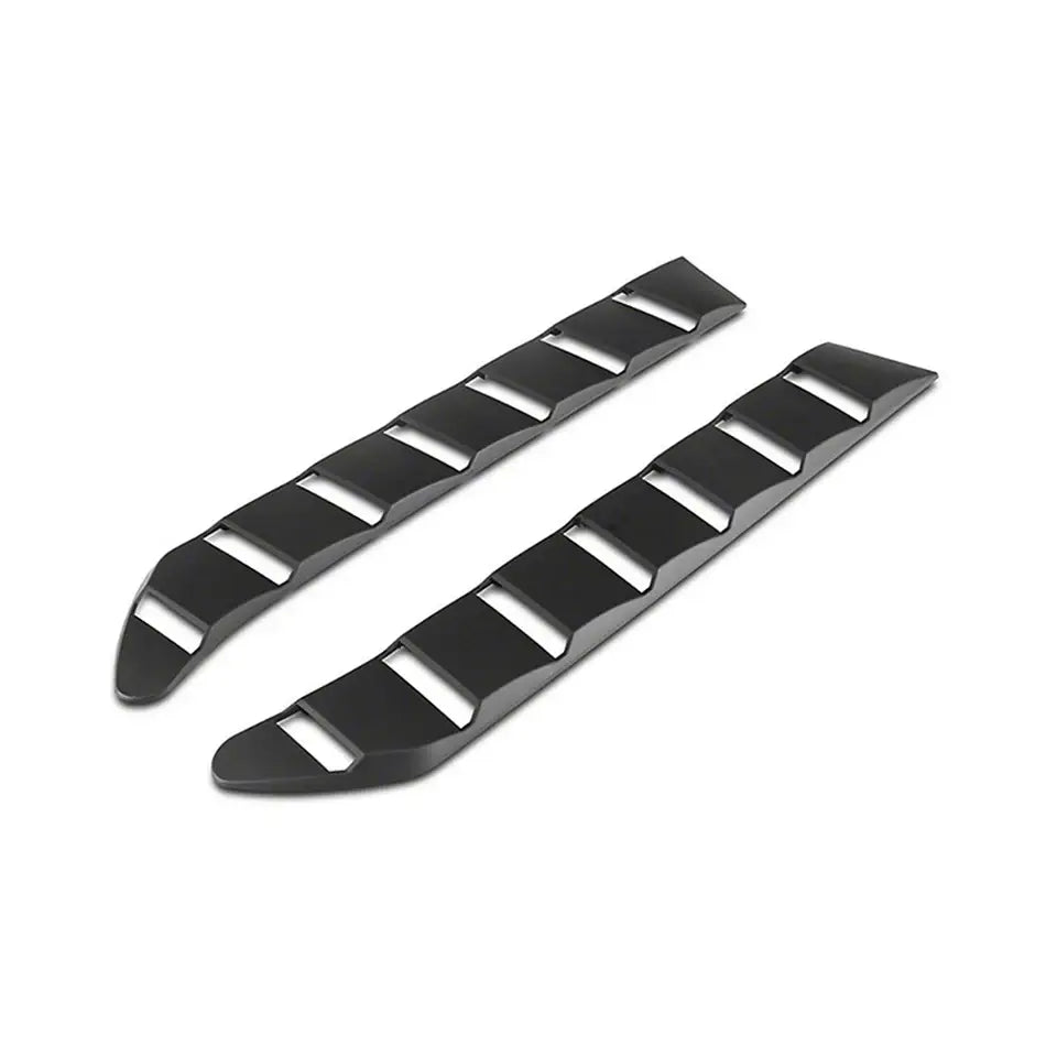 Car Matte Black Automotive Blinds Rear Louver Sticker