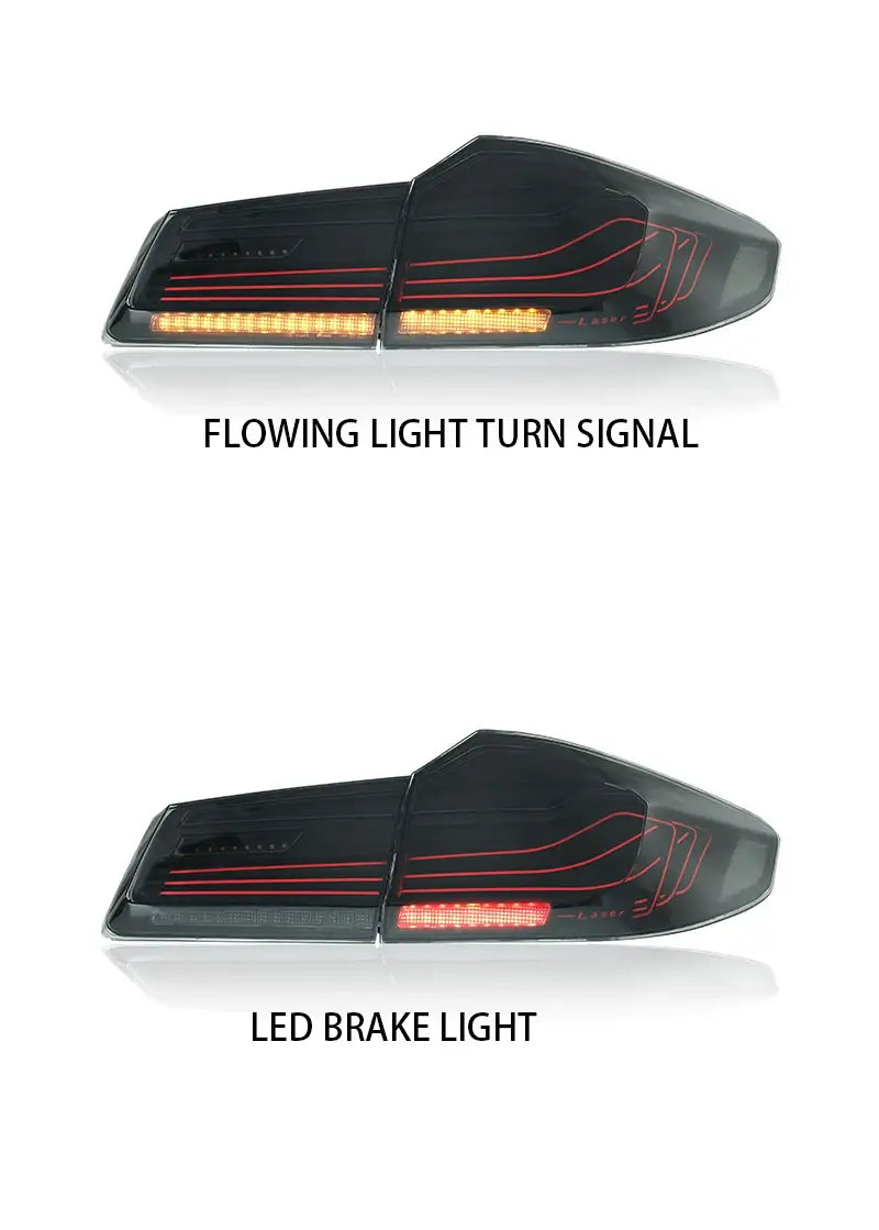 Taillights for BMW 5 Series M5 G30 G38 2018-2020 LCI RGB