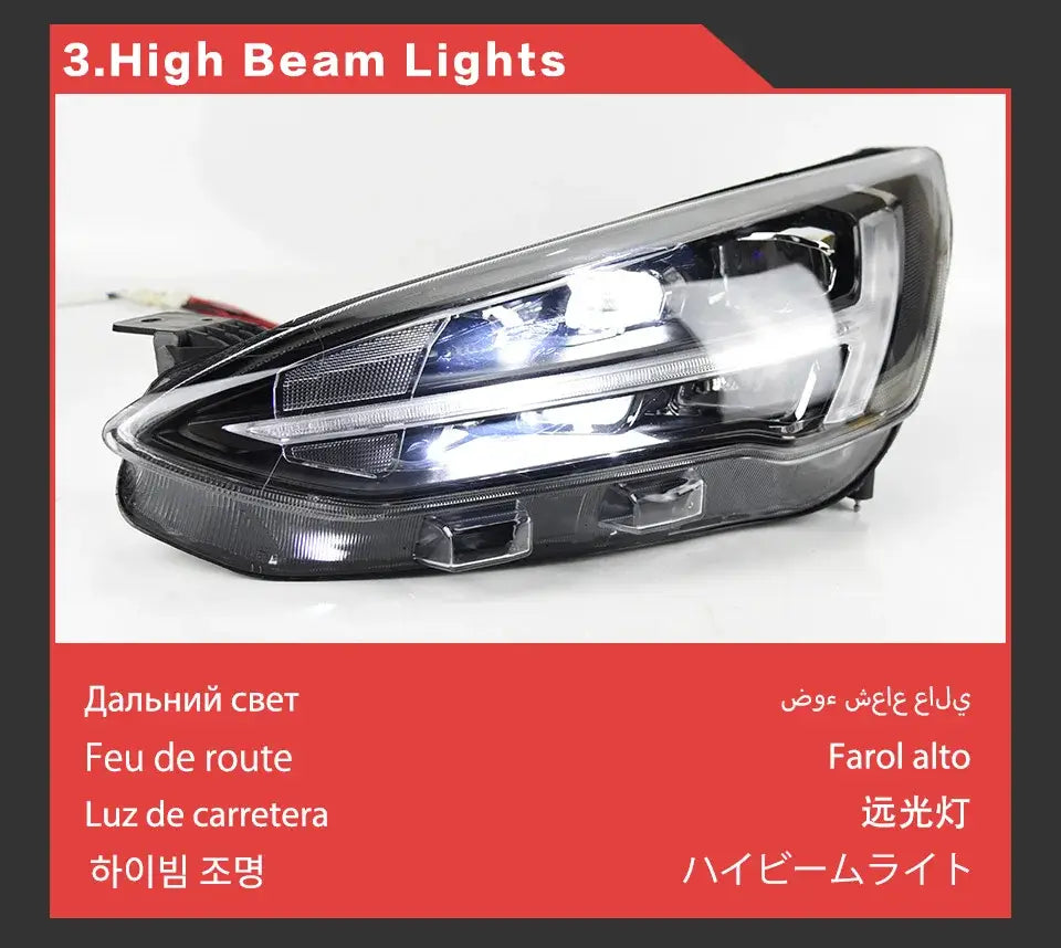 Ford Focus Headlights 2019 New Focus 5 LED Headlight Dynamic