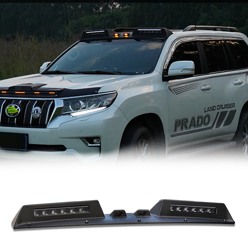 Top Light Luggage Rack Off-Road Adventure Lamp for TOYOTA LAND CRUISER PRADO 2010-2022 FJ150 Roof Led Light Bar