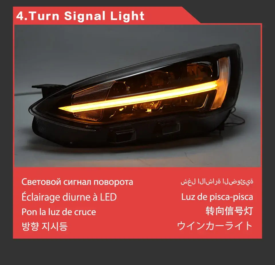 Ford Focus Headlights 2019 New Focus 5 LED Headlight Dynamic