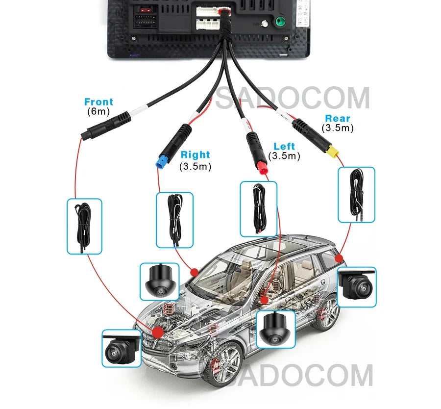 Carplay DSP Car DVD Player Android 12.0 8Core 8GB + 128G