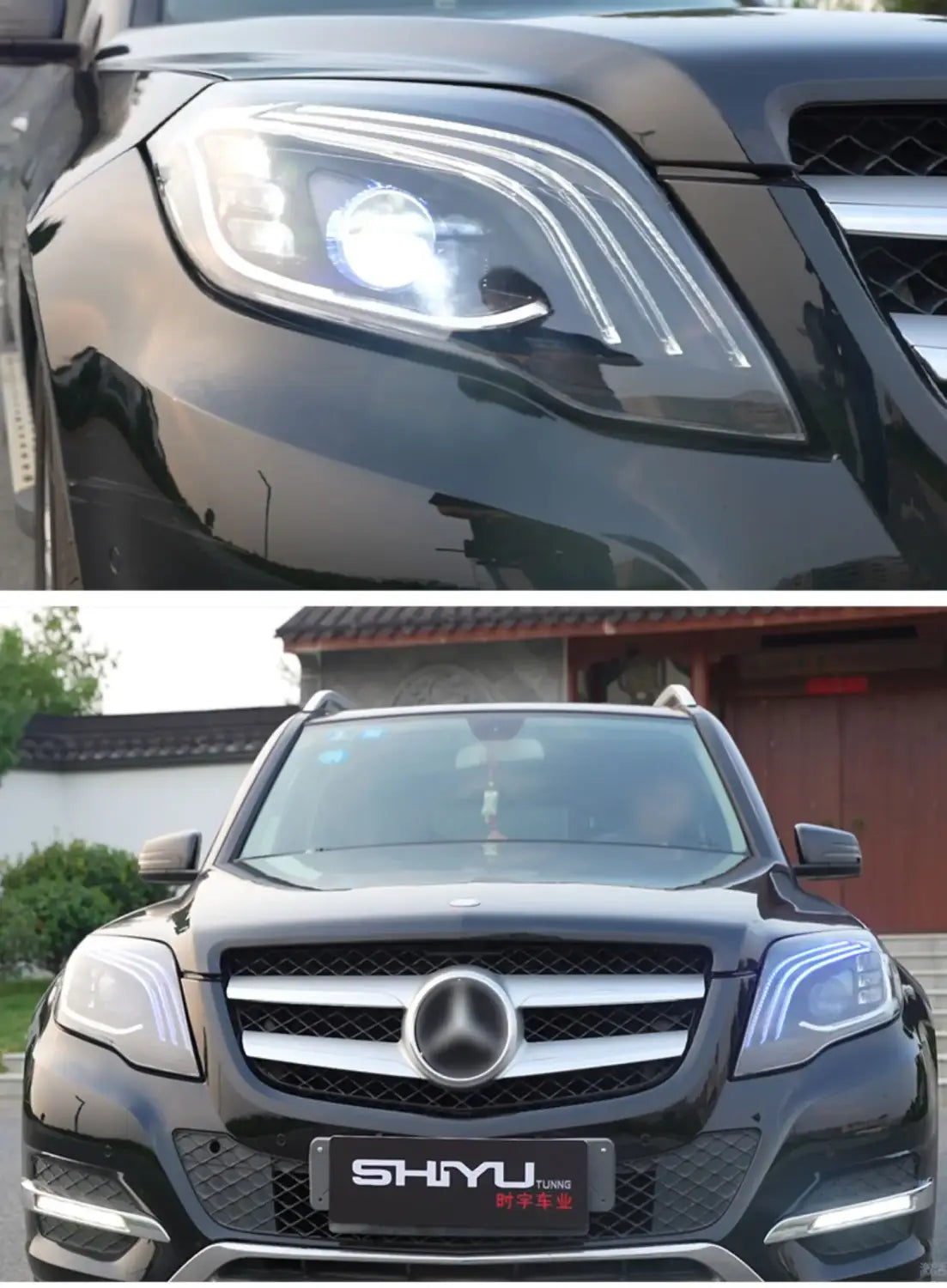 Car Styling Head lamp light for Benz GLK300 Headlights