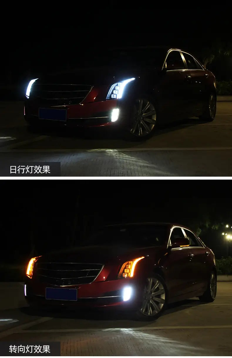 Car Lights for Cadillac ATS LED Headlight Projector Lens