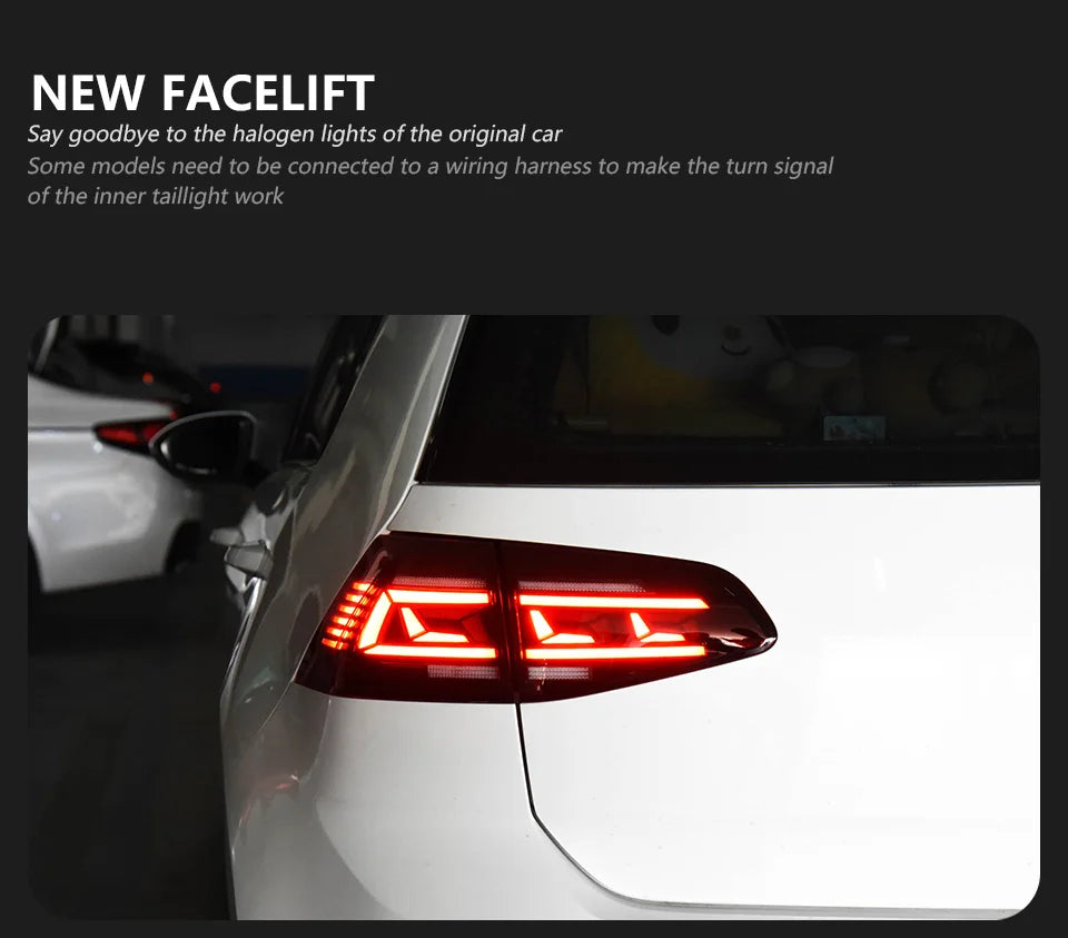 Golf 7 deals back lights