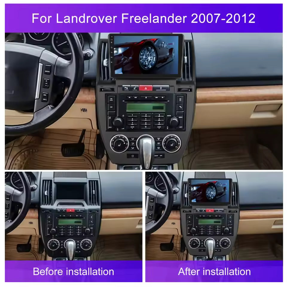 9''Android15 2+64G Car Stereo Radio for Land Rover Freelander 2 2007-2012 withCarplay Android Auto WiFi Bluetooth FM/RDS SWC GPS - CAR CRAFT INDIA