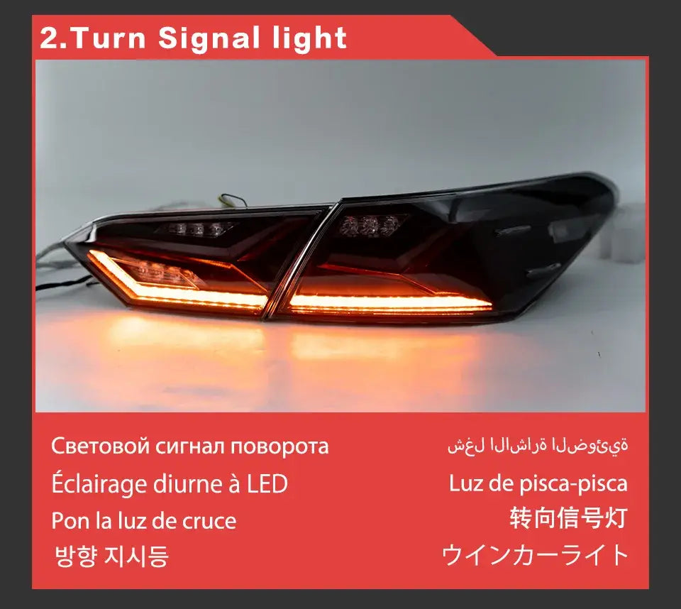 Car Lights for Toyota Camry LED Tail Light 2018-2022 Rear