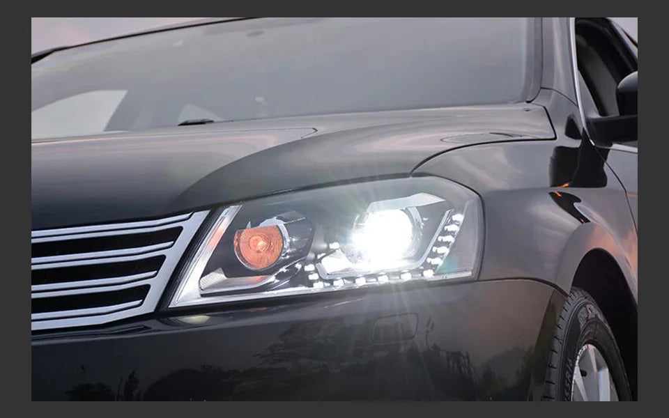 VW Passat B7 Headlight 2012-2016 Passat Europe LED DRL Hid