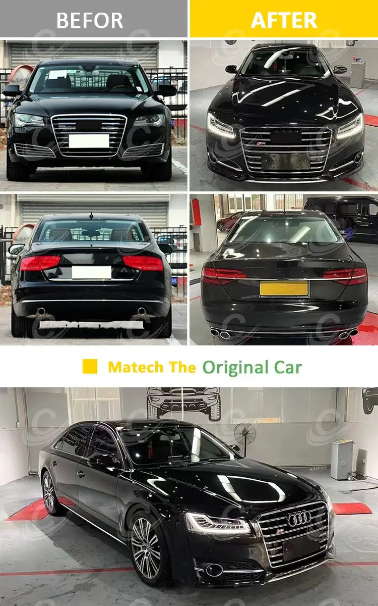 AUDI A8 OLD TO NEW FAC ELIFT BODY KITS FOR AUDI 2011-2014