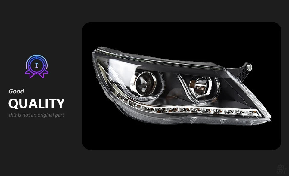 Tiguan LED Headlight 2007-2012 Tiguan Headlight DRL Head