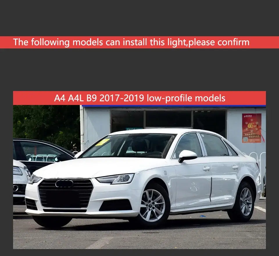 Audi A4 B9 Headlights 2017-2020 A4L LED Headlight Projector