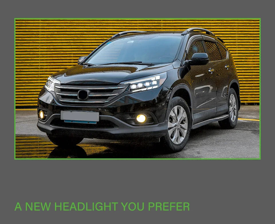 Car Styling Head Lamp for CR-V Headlights 2012-2014 LED