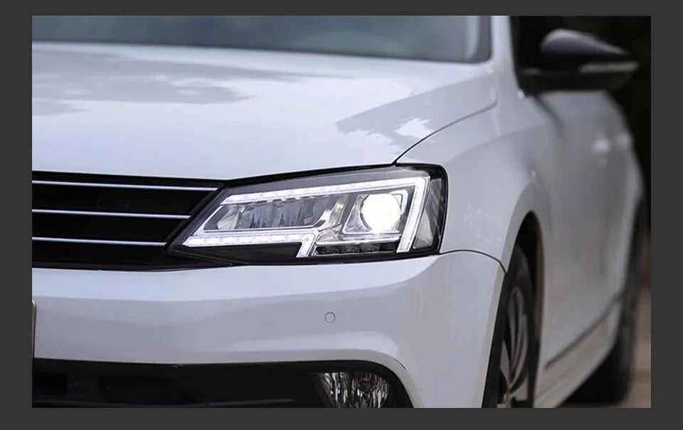 Car Styling Head lamp light for VW Jetta Mk6 LED Headlight