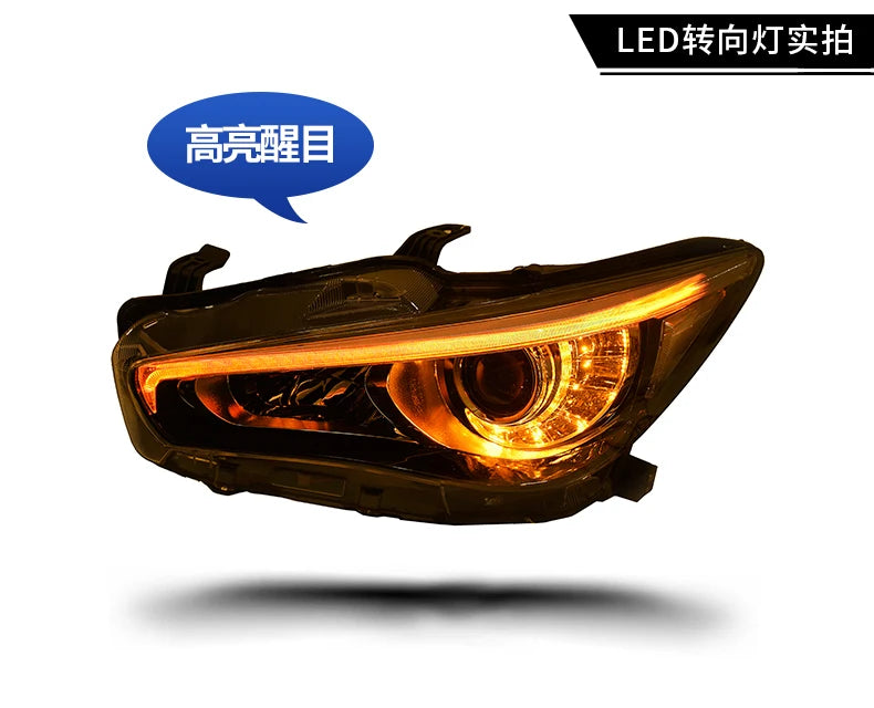 Car Lights for Infiniti Q50 LED Headlight Projector Lnes