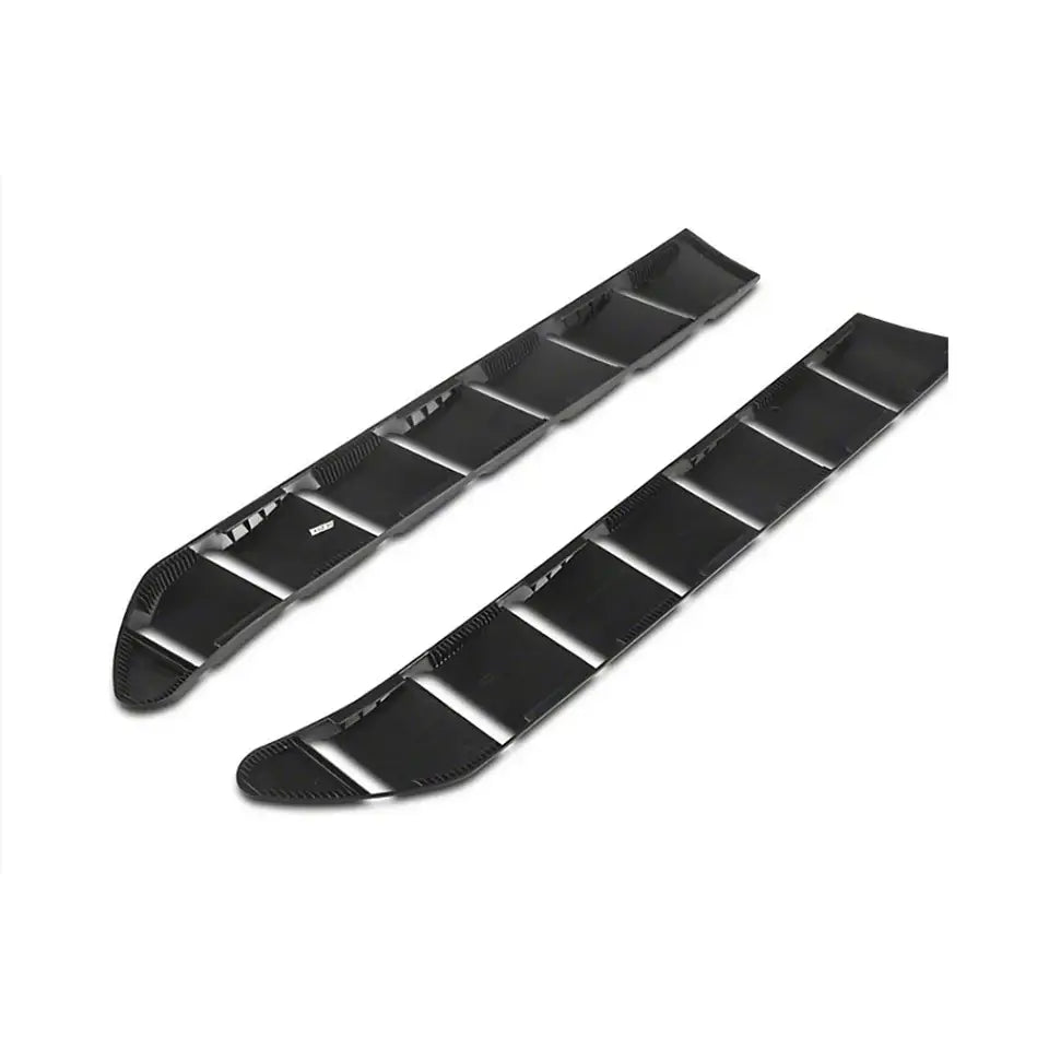 Car Matte Black Automotive Blinds Rear Louver Sticker