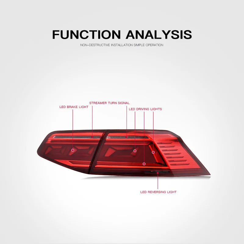 For Volkswagen Jetta 2015-2020 Car Animation LED Trailer