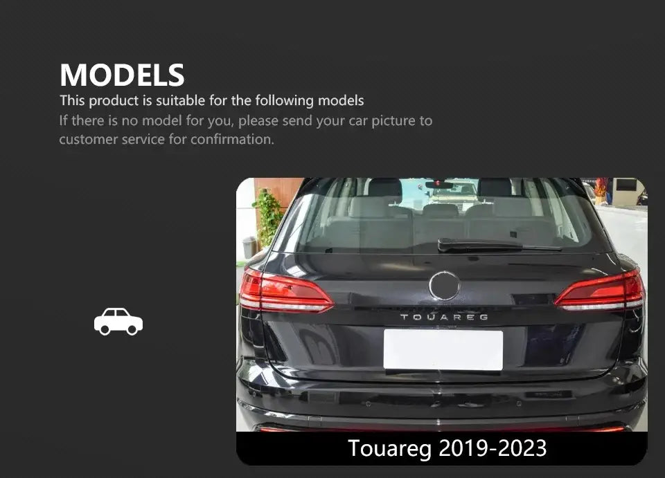 Car Lights Forvw Touareg LED Tail Light 2019 - 2023 Rear